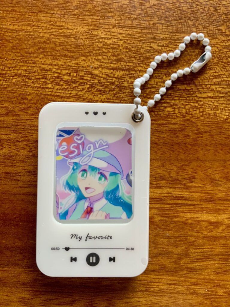 セリア フォトキーホルダー