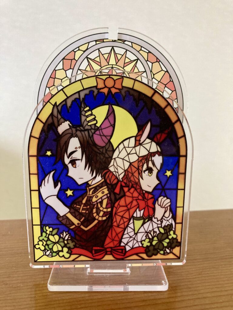 ステンドグラス風吊るしてゆらゆらアクリルスタンド