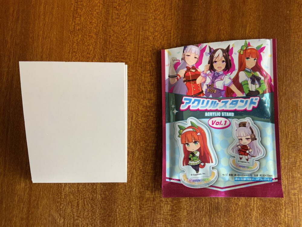 ウマ娘アクリルスタンド100均